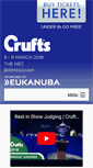 Mobile Screenshot of crufts.org.uk